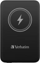 magnetinis power bank - Verbatim Charge 'n' Go Magnetic Wireless Power Bank 10000mAh Black - 6 nuotrauka