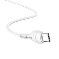 usb a usb c pakrovejas - HOCO X37 Cool Power "Type-C" 1m baltas - 5 nuotrauka