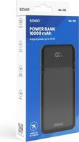 10000mah power bank - Savio BA-08 10000mAh, juodas (black) - 3 nuotrauka