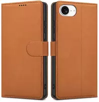 Dėklas Fancy Wallet Xiaomi Redmi 15 4G/Redmi 15 5G Rudas (Brown)