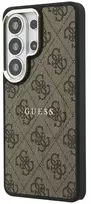 Guess PU Leather 4G Gold Frame Magnetic Case Samsung Galaxy S26 Ultra Ruda (Brown)