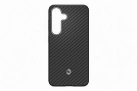 galaxy - Samsung Spigen Enzo Aramid Case Galaxy S25+ Juodas (Black) Sidabras (Silver) - 2 nuotrauka