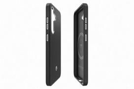 galaxy - Samsung Spigen Enzo Aramid Case Galaxy S25+ Juodas (Black) Sidabras (Silver) - 3 nuotrauka