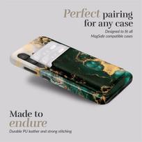 holderai - MIO Green Marble Magsafe Case Compatible Card Holder - 3 nuotrauka