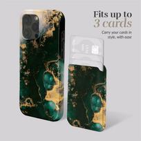 holderai - MIO Green Marble Magsafe Case Compatible Card Holder - 4 nuotrauka