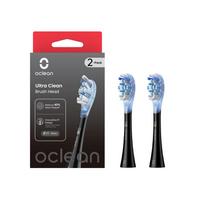 oclean galvutes - DANTŲ ŠEPETELIO ANTGALIAI Oclean UC02 B02, 2 vnt, Black - 4 nuotrauka