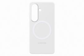 samsung telefonai - Dėklas ES942CW Silicone Magnet Case Samsung Galaxy S26, Baltas - 2 nuotrauka