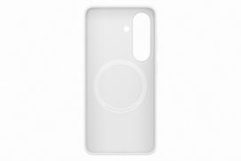samsung telefonai - Dėklas ES942CW Silicone Magnet Case Samsung Galaxy S26, Baltas - 4 nuotrauka