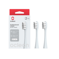 elektrinis - Oclean Professional Clean P1C9 dantų šepetėlio galvutės, sidabrinės (Silver), 2 vnt - 4 nuotrauka