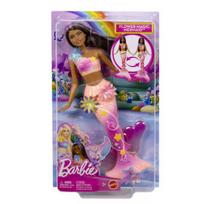 barbe - Mattel Barbie Dreamtopia Blooming Magic tamsiaplaukė undinėlė JDM73, 30 cm - 4 nuotrauka