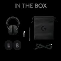 belaides ausines - Logitech G PRO X Wireless LIGHTSPEED Juodos (Black) - 3 nuotrauka