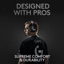 belaides ausines - Logitech G PRO X Wireless LIGHTSPEED Juodos (Black) - 10 nuotrauka