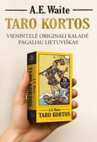 kortos - A.E. Waite Taro kortos 369 kortų komplektas lietuvių kalba - 3 nuotrauka
