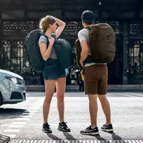thule landmark 40 - Kompiuterio kuprinė  Thule Landmark, 60 L  Travel pack  Hazy Green - 2 nuotrauka