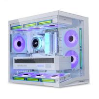 atx korpusai - Lian Li O11 Dynamic Mini V2 Balta (White) - 10 nuotrauka
