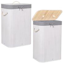 krepsys skalbiniu 72 l - Skalbinių dėžė Springos HA0076, 72 l, balta (White) - 5 nuotrauka