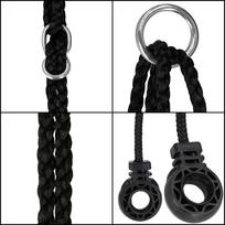 supynes vaikams - Sūpynės Springos NS028, 110 cm, juoda (Black) - 9 nuotrauka