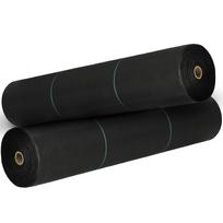 juodas tentas - Agrotekstilė nuo piktžolių Springos AG0033, juoda (Black), 1,6 m x 50 m, 90 g/m² - 6 nuotrauka