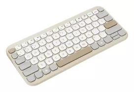 asus marshmallow - Asus Marshmallow KW100 | Keyboard | Wireless | US International | Oat Milk | Bluetooth | 90XB0880-BKB170 - 3 nuotrauka