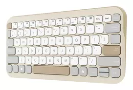 asus marshmallow - Asus Marshmallow KW100 | Keyboard | Wireless | US International | Oat Milk | Bluetooth | 90XB0880-BKB170 - 6 nuotrauka