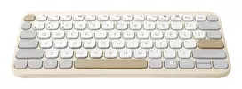 asus marshmallow - Asus Marshmallow KW100 | Keyboard | Wireless | US International | Oat Milk | Bluetooth | 90XB0880-BKB170 - 8 nuotrauka
