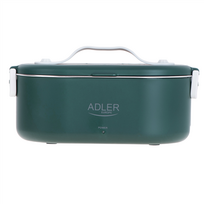 maisto termosas - Adler AD 4522 Šildoma pietų dėžutė su termo maišeliu, Žalia (Green), 0.8 L - 2 nuotrauka