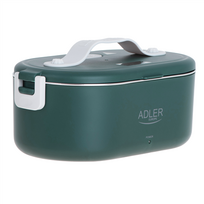 maisto termosas - Adler AD 4522 Šildoma pietų dėžutė su termo maišeliu, Žalia (Green), 0.8 L - 3 nuotrauka