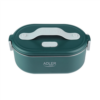 maisto termosas - Adler AD 4522 Šildoma pietų dėžutė su termo maišeliu, Žalia (Green), 0.8 L - 5 nuotrauka