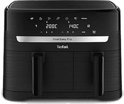 gruzdintuves - Tefal EY901N10 Dual Easy Fry Essential Juodas (Black) - 1 nuotrauka
