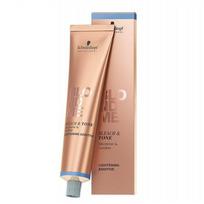 plauku tonavimas - Schwarzkopf Professional BlondMe Bleach & Tone balinimo ir tonavimo kremas 60 ml - Ash (Popielatas) - 3 nuotrauka