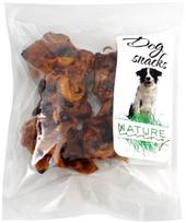 Skanėstas šunims NATURE LIVING džiovintos vidinės kiaulių ausų dalys 100 g