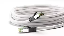 cat8 kabel - Goobay CAT 8.1 Patchkabel, S/FTP (PiMF), Weiß, 1 m - 2 nuotrauka