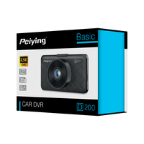 registratoriai automobiliu - Peiying Basic D200 2.5K - 2 nuotrauka