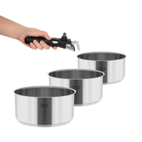 puodas - Teesa COOK EXPERT SINGLE HAND Puodų rinkinys su nuimama rankena, 20 cm, 3.1 l - 7 nuotrauka