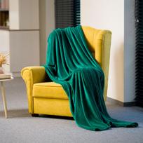 antklode 200x220 senukai - Fleece antklodė 200x220 cm TEESA - žalia - 2 nuotrauka