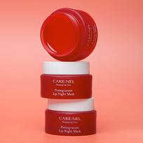 naktinis - Carenel Pomegranate naktinė lūpų kaukė 23g - 2 nuotrauka
