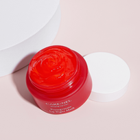 naktinis - Carenel Pomegranate naktinė lūpų kaukė 23g - 4 nuotrauka