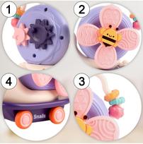 sraiges - Malplay Inercinė sraigė suktukas kūdikiui Spinner - 11 nuotrauka