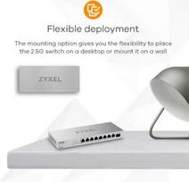 switch 2.5g - XMG-108 8 PORTS 2,5G   1 SFP  DESKTOP MULTIGIG UNMANAGED SWITCH | XMG-108-ZZ0101F - 4 nuotrauka