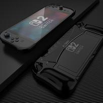 switch dekla - Tech-Protect TPUCarbon dėklas, skirtas Nintendo Switch 2 - Juodas (Black) - 3 nuotrauka