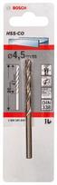bosch hss co - Grąžtas metalui Bosch HSS-Co; DIN 338; 4,5x80 mm; 1 vnt. - 5 nuotrauka