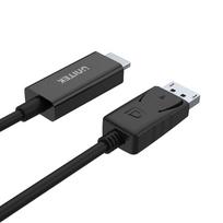 kabelis hdmi hdmi 1.8 - Unitek Cable Displayport / HDMI 1.8m Black - 4 nuotrauka