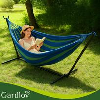 gardlov - Sodo hamakas 200x150 cm su remeliu - 7 nuotrauka