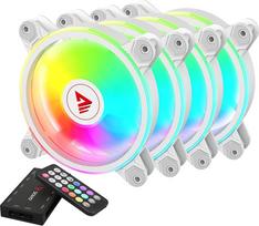 Savio Fan-01 White 120 mm ARGB Ventiliatoriai