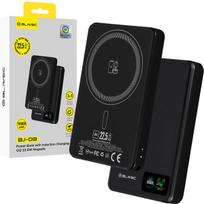 magsafe power bank slim - Blavec BJ-03 Slim, 10000mAh, 22.5W, juodas (black) - 1 nuotrauka