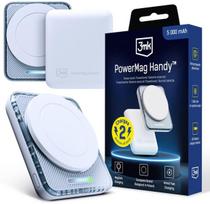 magsafe baterija - 3mk PowerMag Handy, 5000mAh, 22.5W, MagSafe, baltas (white) - 1 nuotrauka
