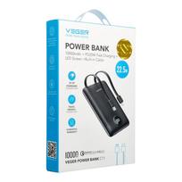 22.5w 10000mah - Veger C11 (W1170), 10000mAh, 22.5W, juodas - 2 nuotrauka