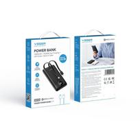 22.5w 10000mah - Veger C11 (W1170), 10000mAh, 22.5W, juodas - 3 nuotrauka
