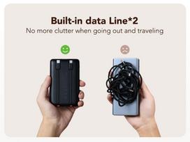 22.5w 10000mah - Veger C11 (W1170), 10000mAh, 22.5W, juodas - 9 nuotrauka