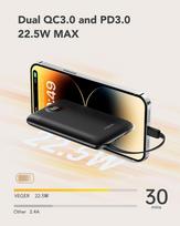 22.5w 10000mah - Veger C11 (W1170), 10000mAh, 22.5W, juodas - 15 nuotrauka
